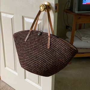 Raffia beach bag from LF Stores